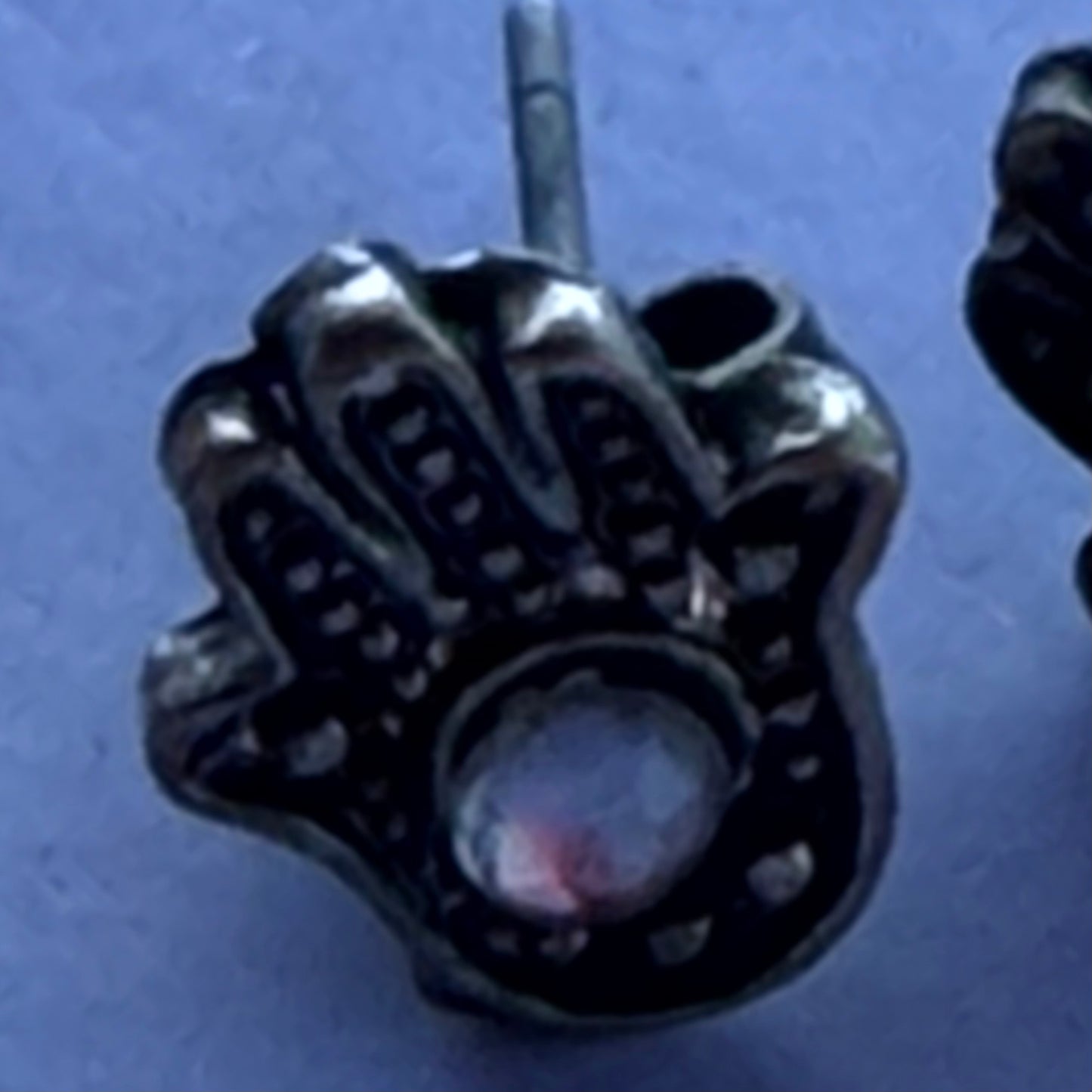 Vintage Hamsa Earrings